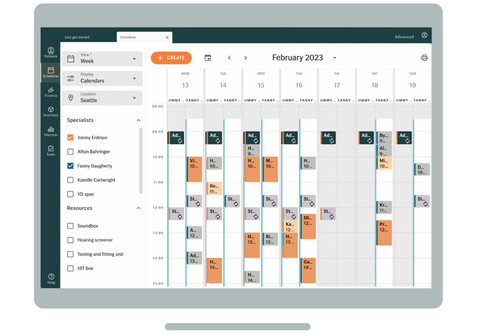 Manage Scheduler Screen Split Banner